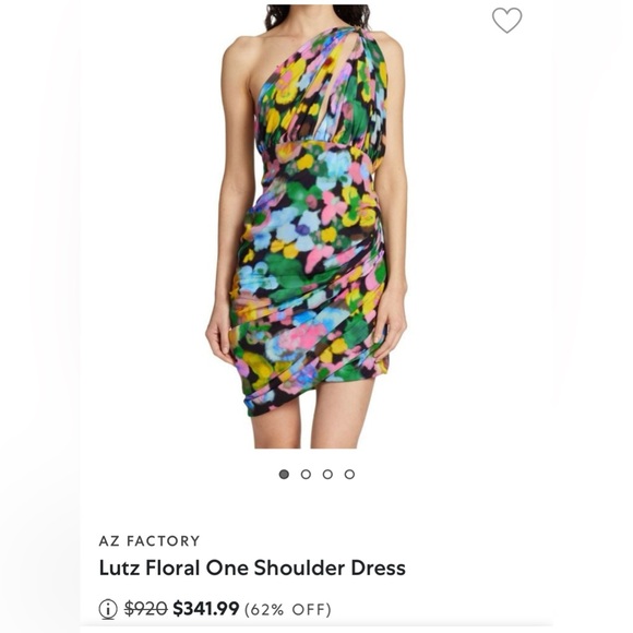 NWT-AZ Factory one shoulder dress - Picture 1 of 4